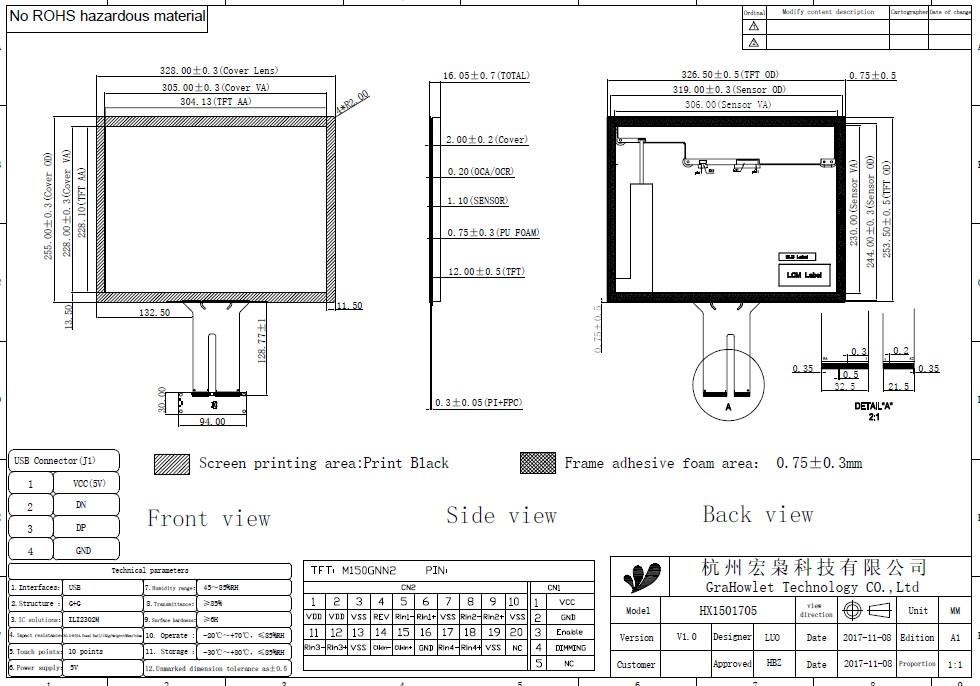 touch screen lcd displays