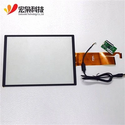 12.1 pous 10-Pwen kapasitif PCAP IPS LCD Touch ekran